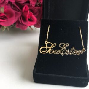 Pingente Sou Ester - Letra cursiva